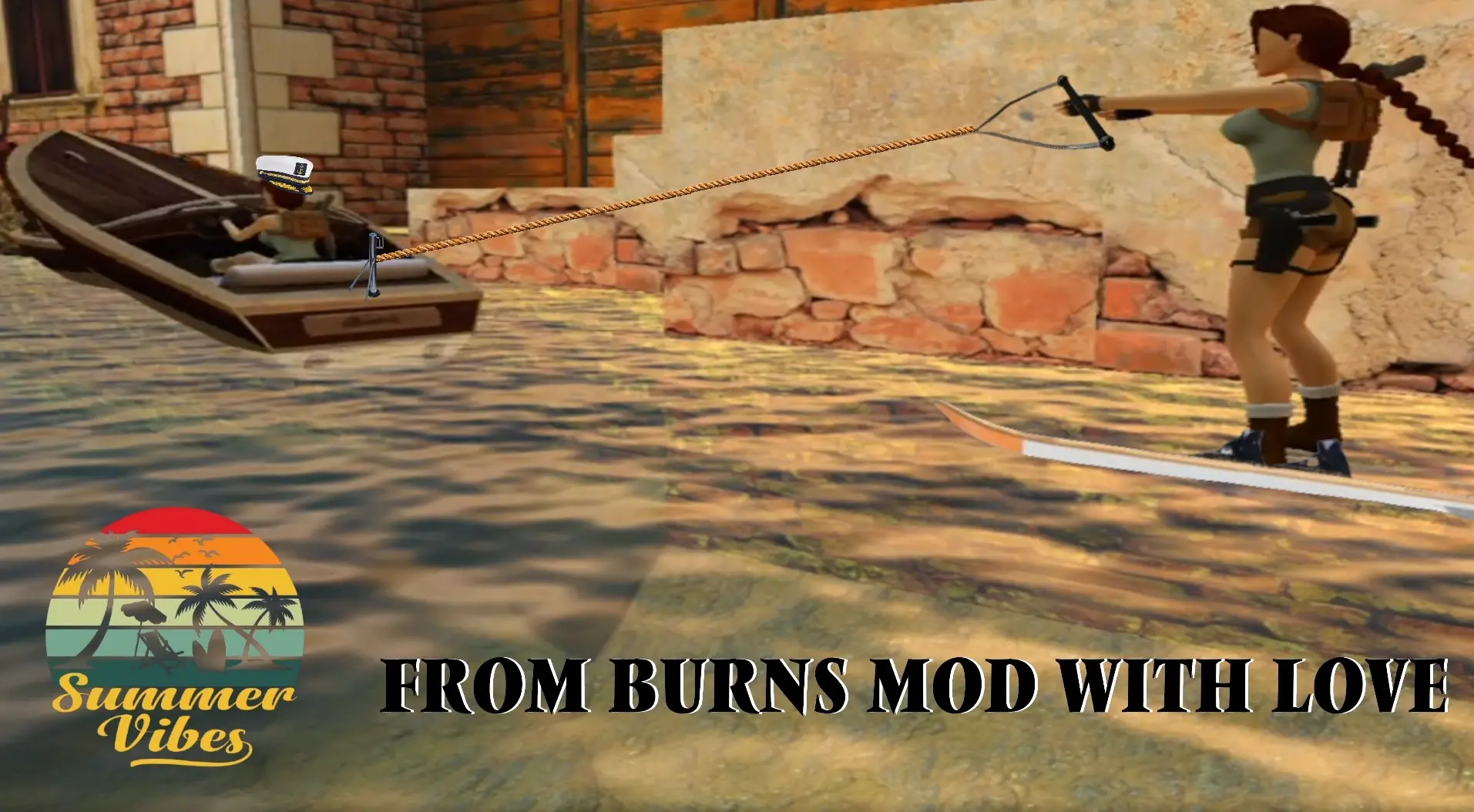 Multiplayer at Venice in TR2 Remastered