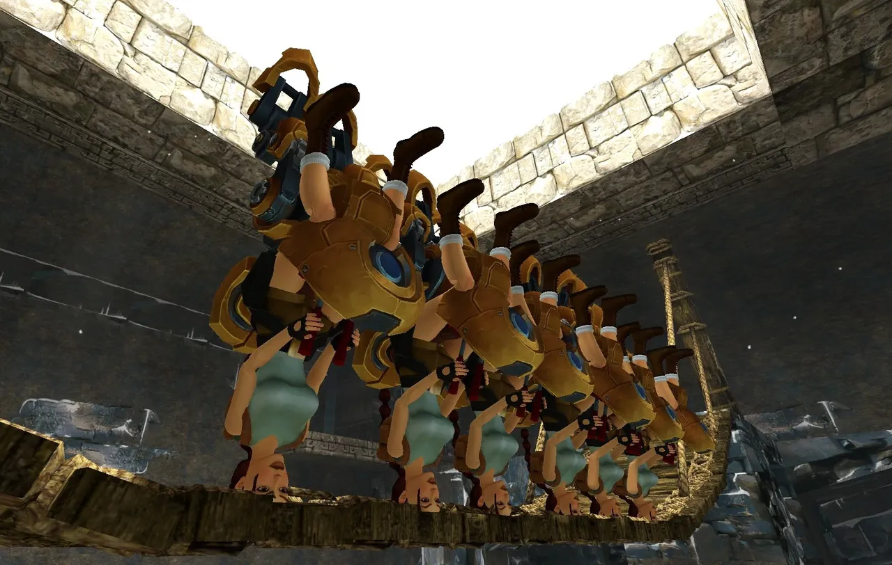 Robot costume march in Antarctica TR3 Multiplayer