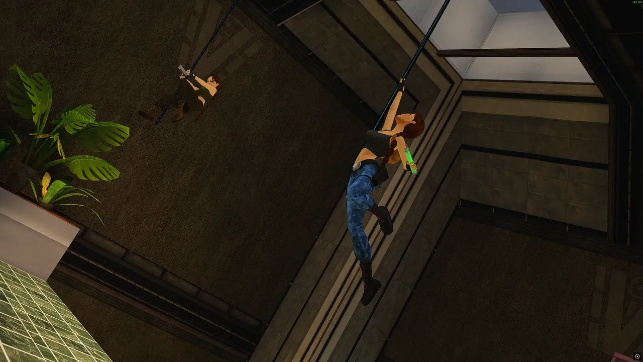 Rope swing at VCI TR5 Multiplayer