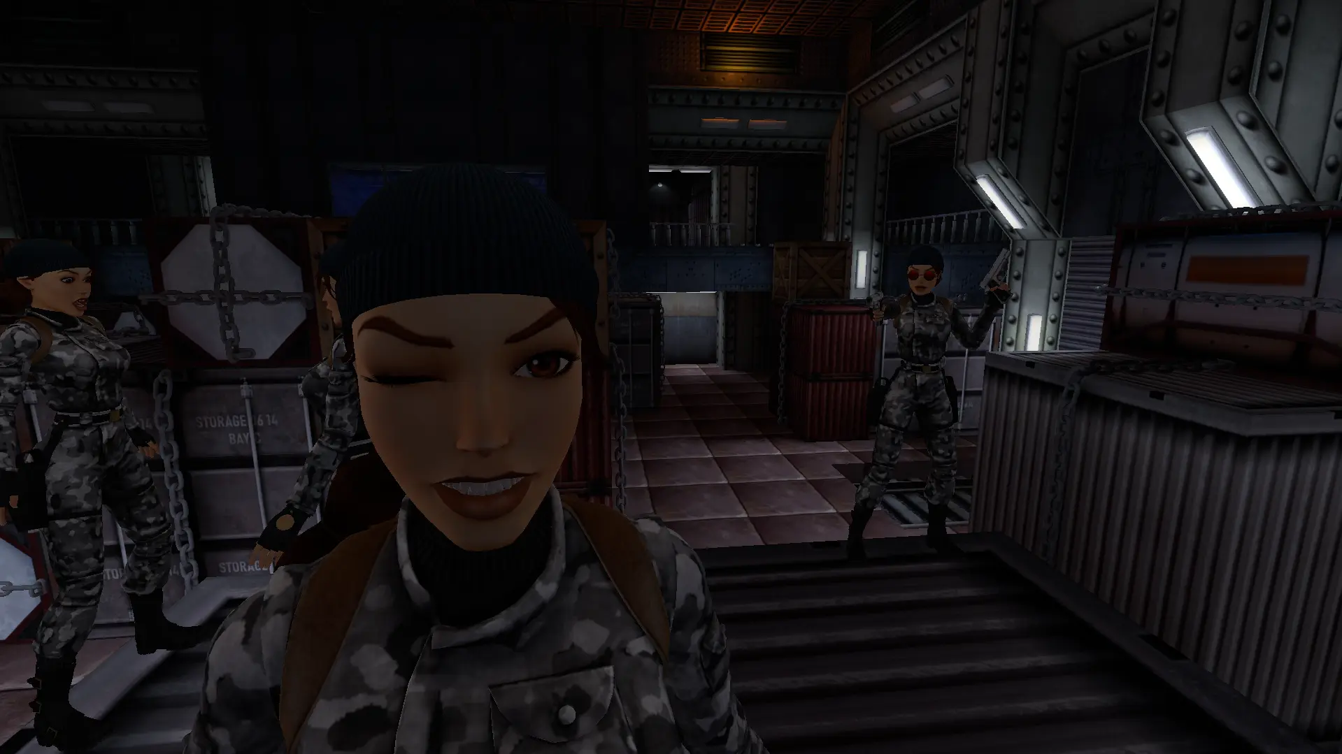 Selfie at Nevada base TR3 Multiplayer