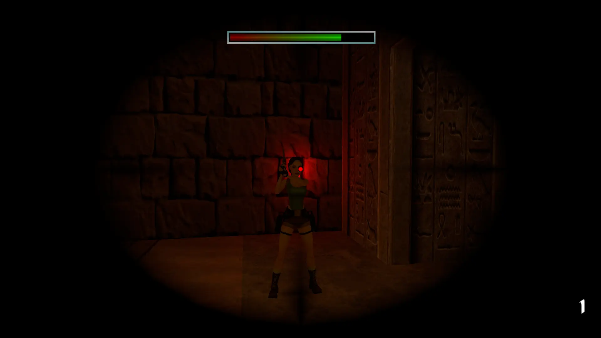 Sniper view in the tomb TR4 Multiplayer