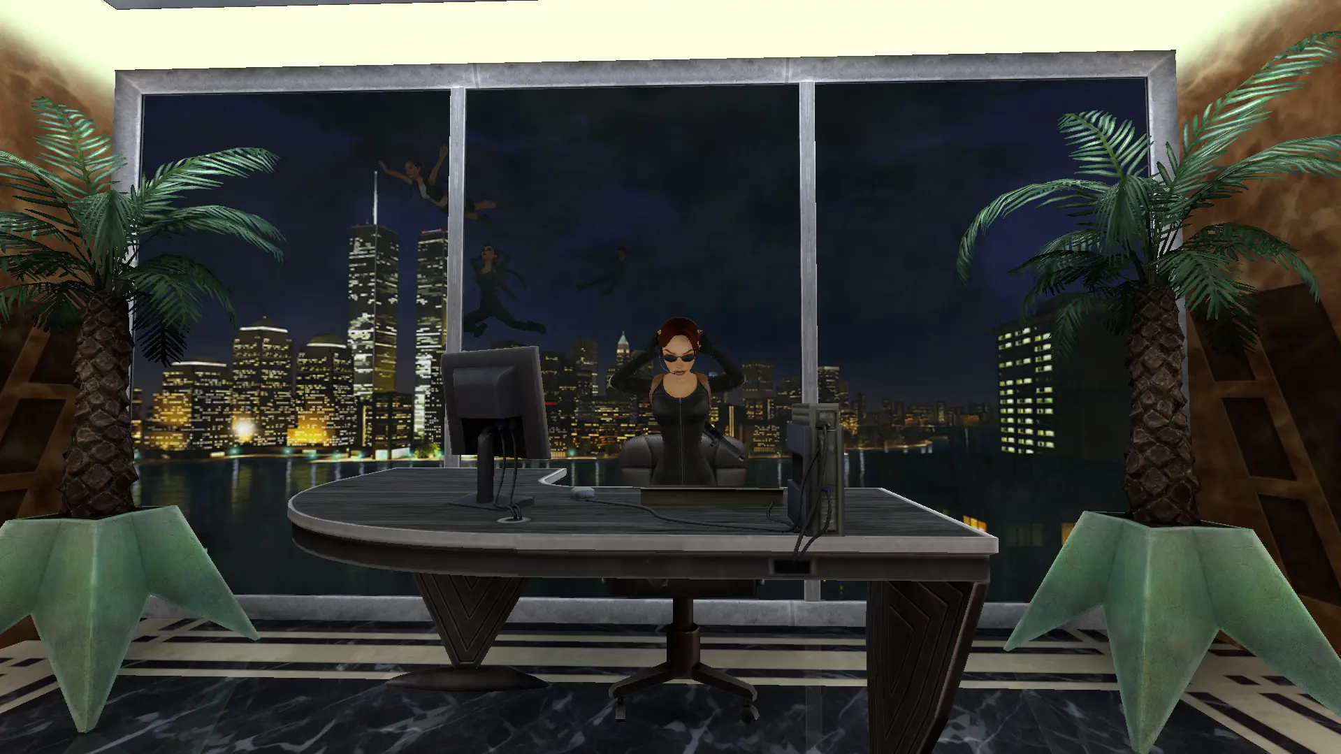 Office at night at VCI TR5 Multiplayer