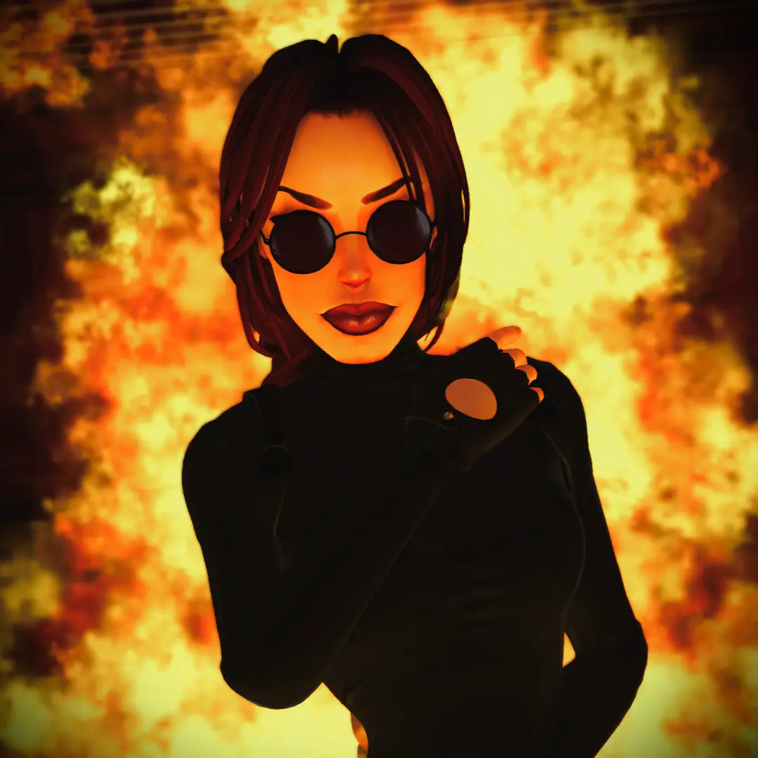 Lara explosion portrait TR5 Multiplayer