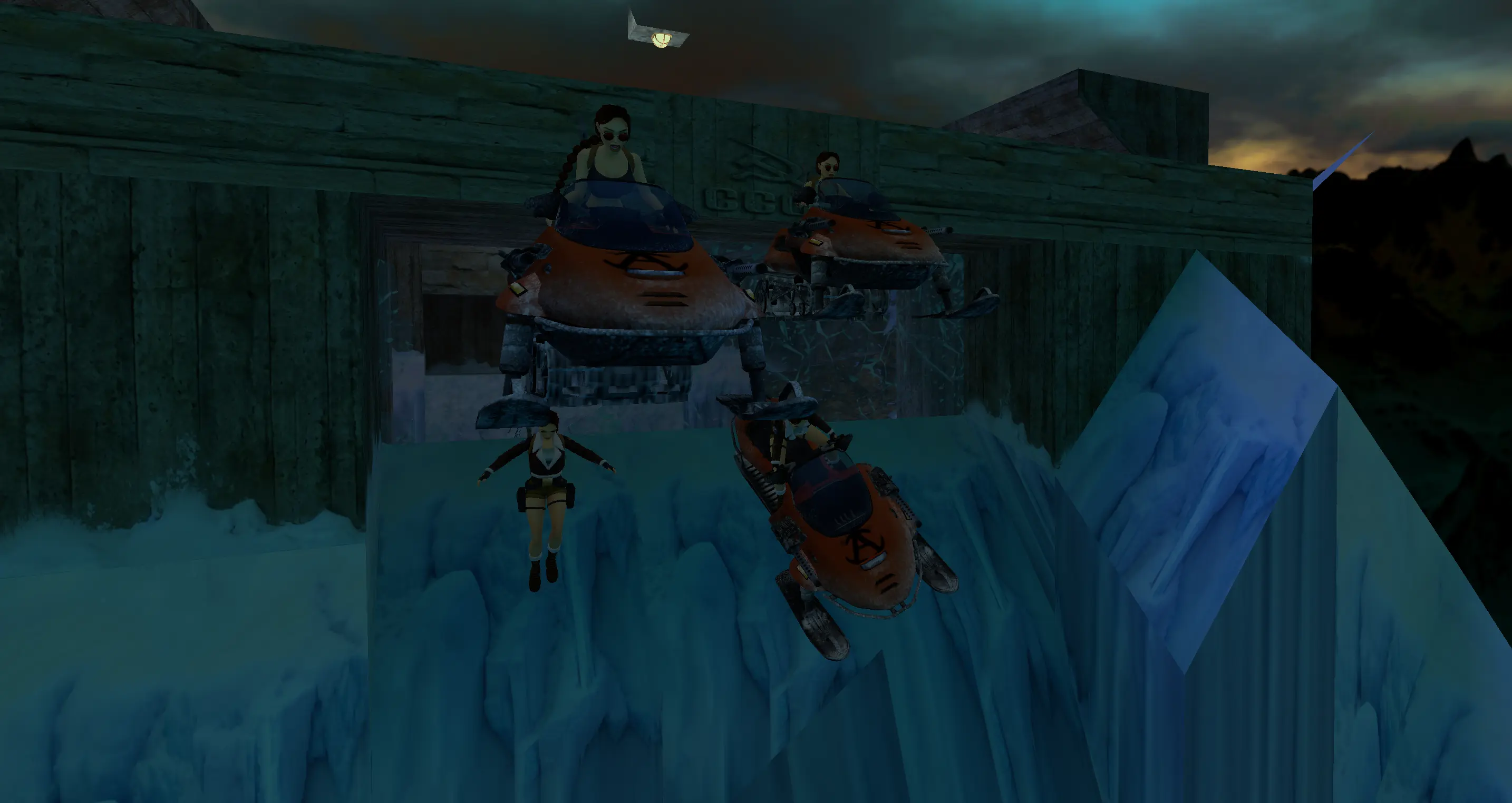 Snowmobile race in Antarctica TR3 Multiplayer