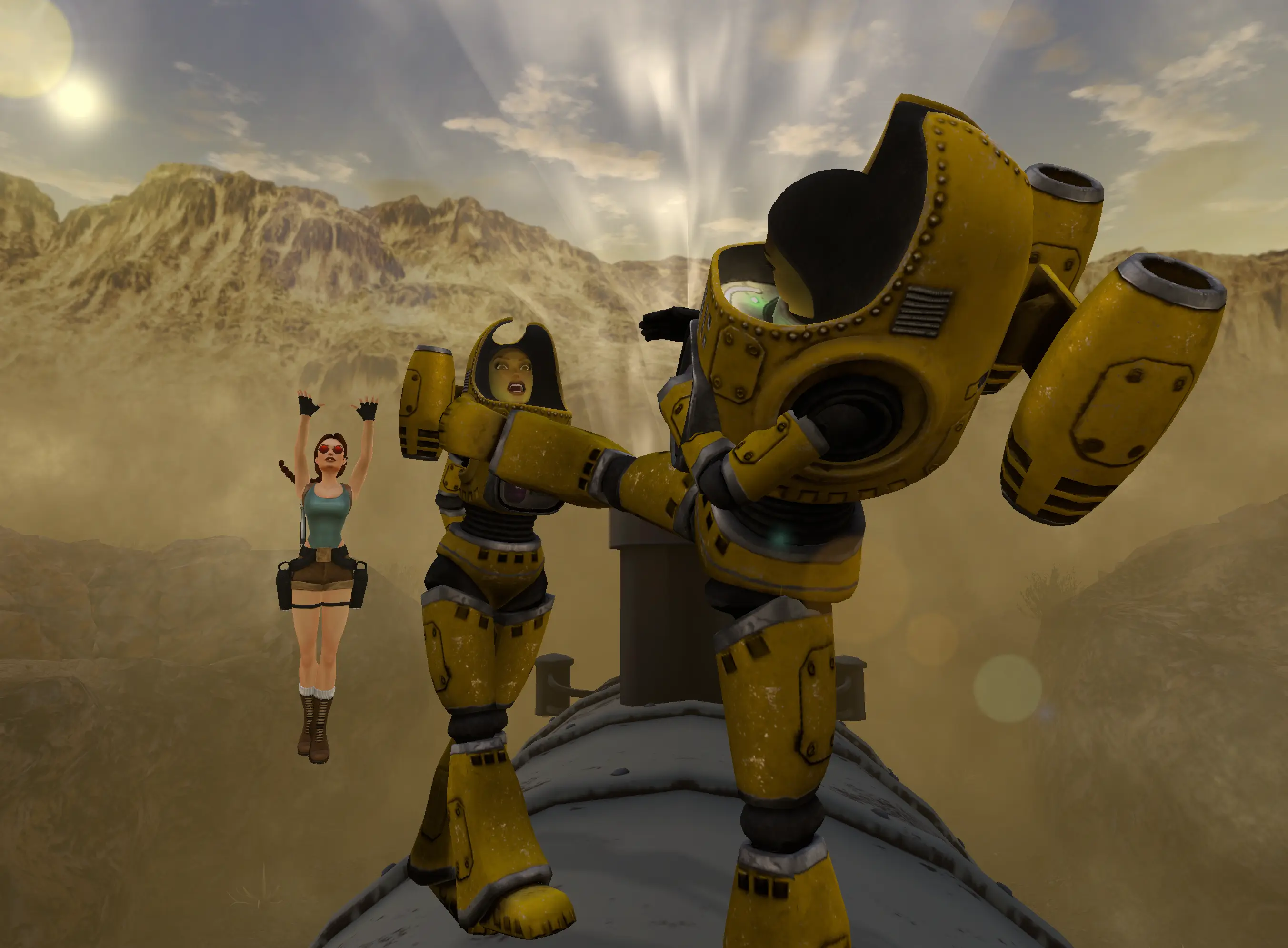 Mech robot in Nevada TR3 Multiplayer