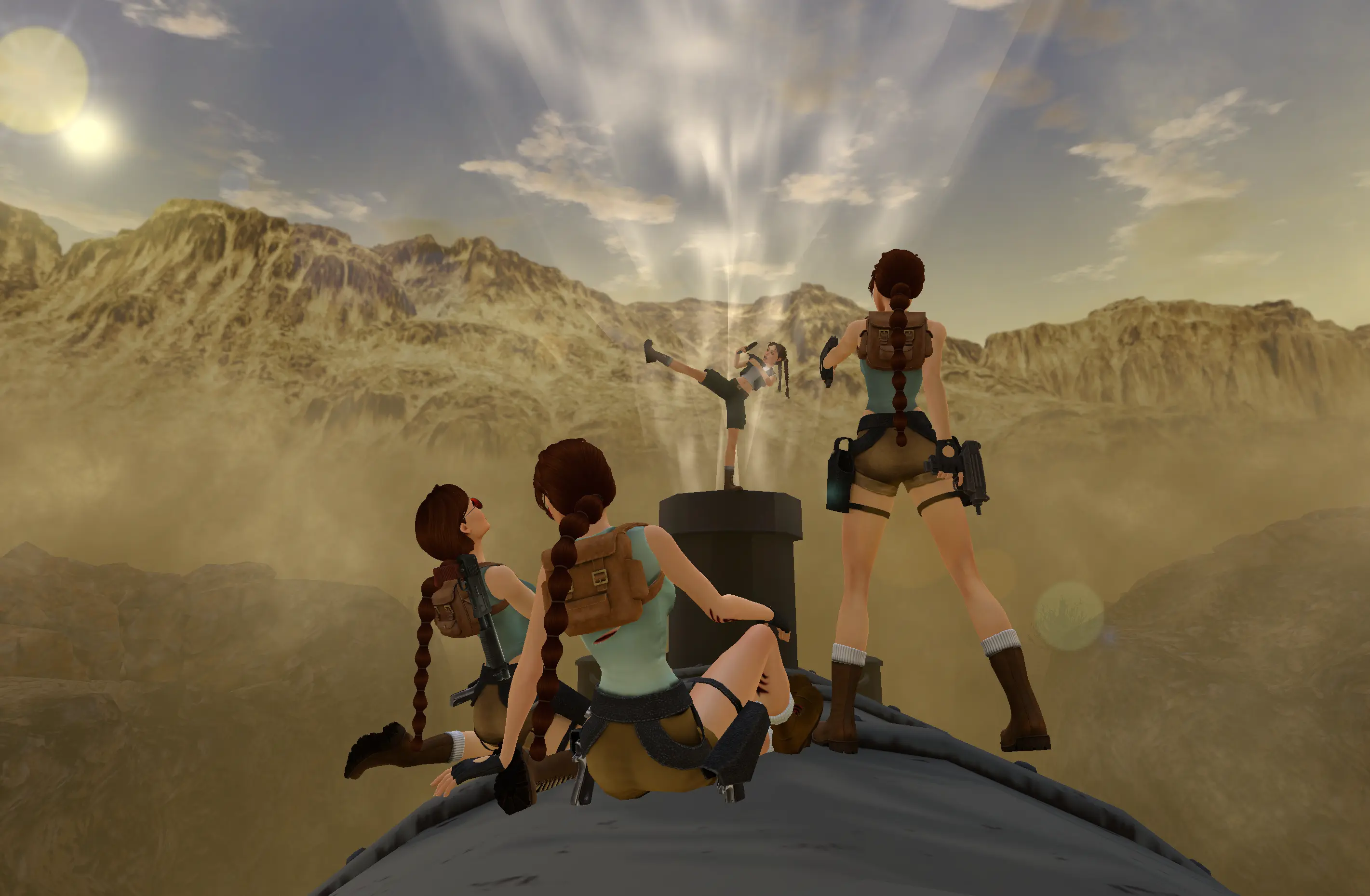 Mountain group in Nevada TR3 Multiplayer