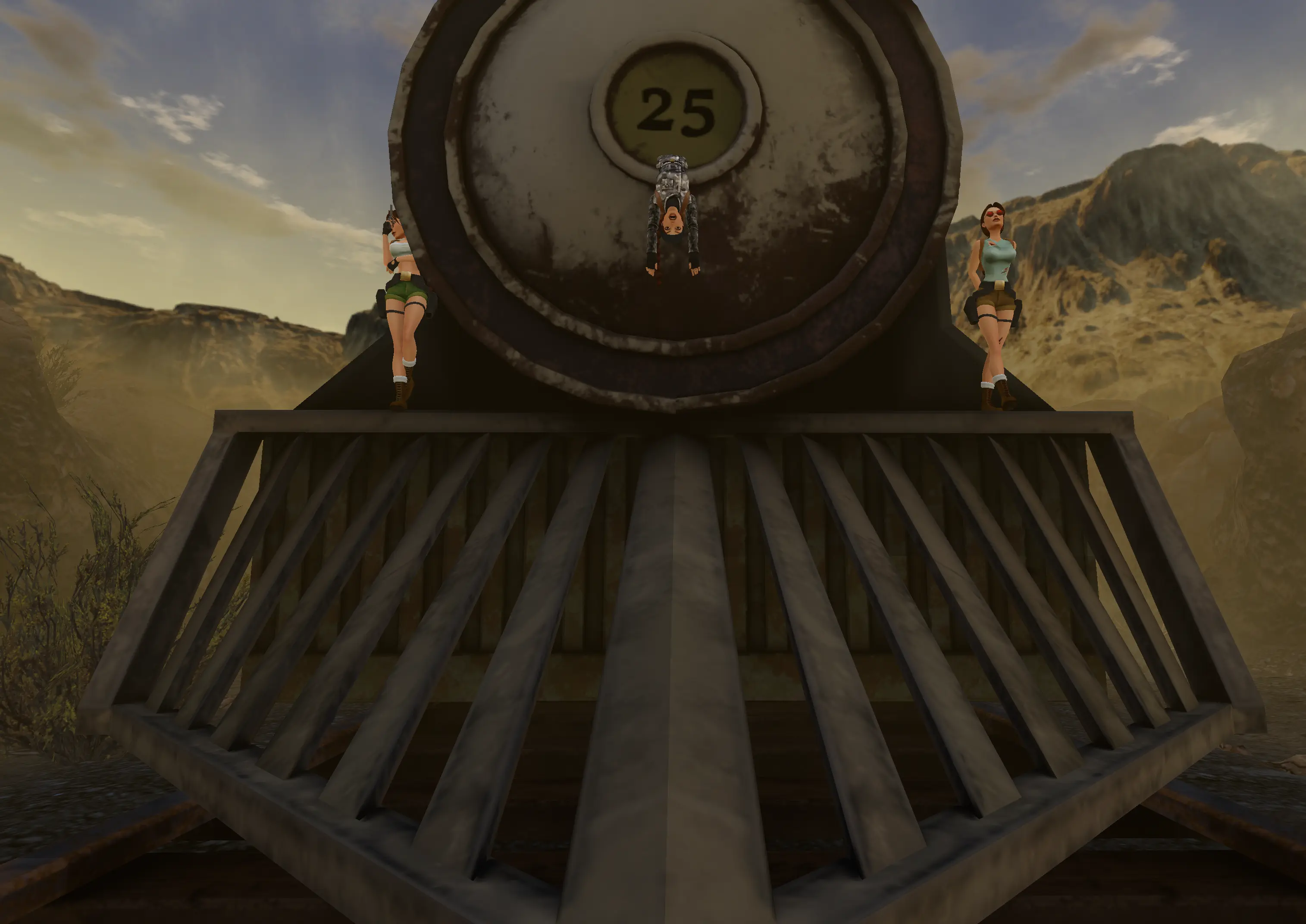 Front of train in Nevada TR3 Multiplayer