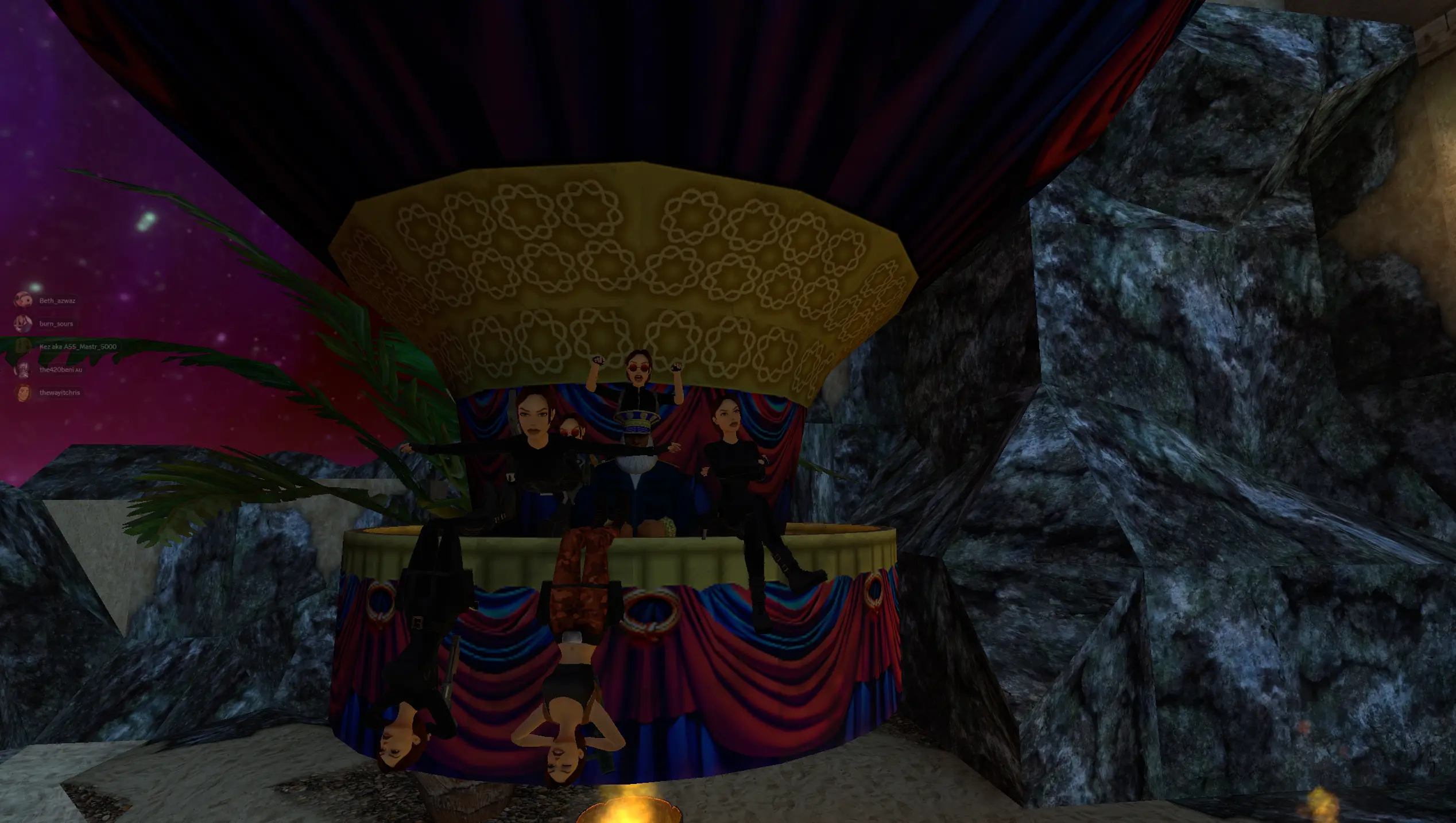 Palace trio at Cleopatra's Palaces TR4 Multiplayer