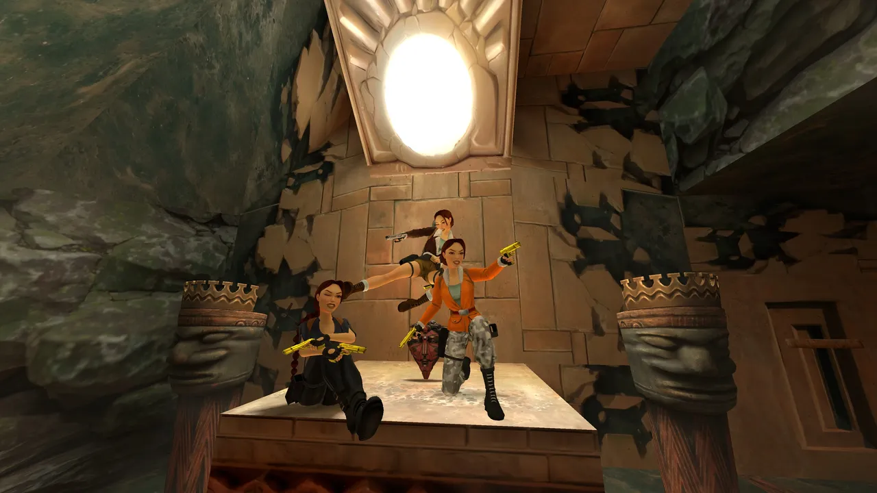 Temple trio in South Pacific TR3 Multiplayer