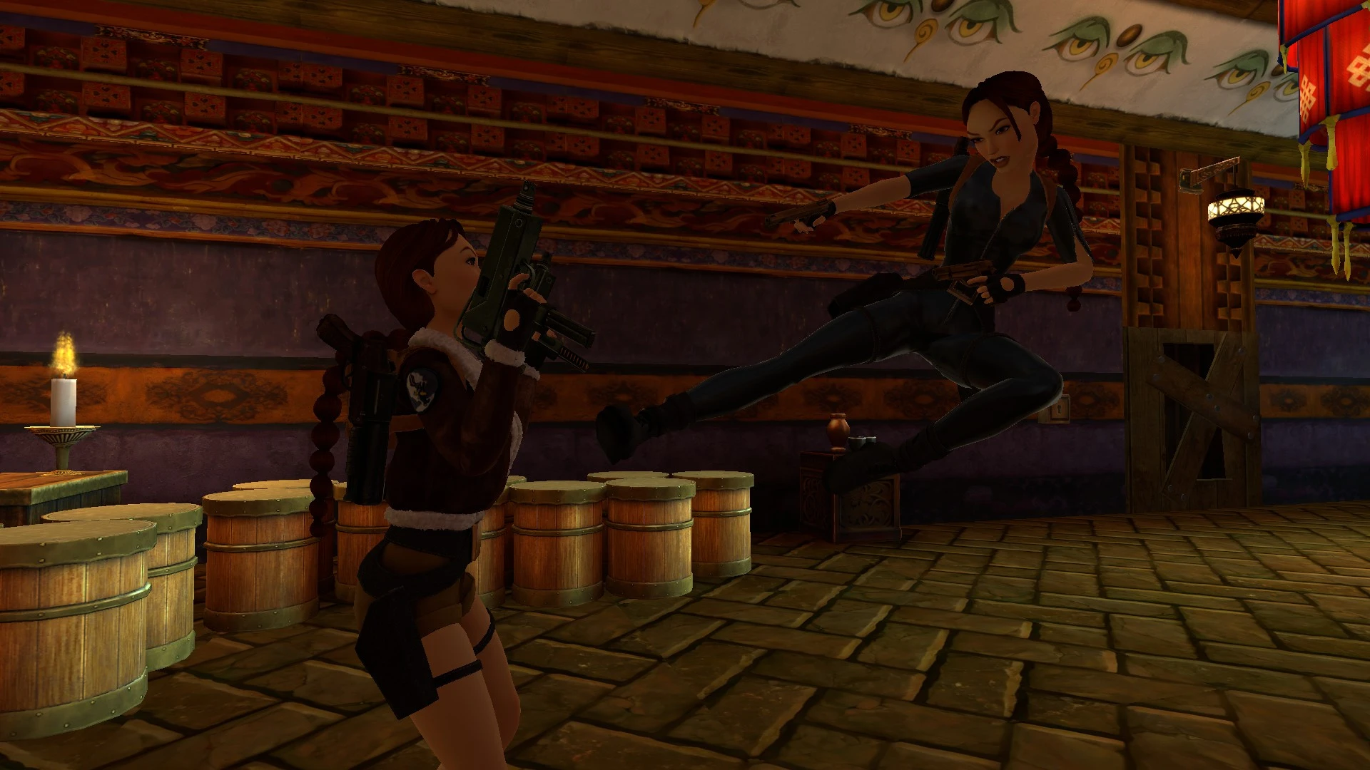 Temple kick in Tibet TR2 Multiplayer