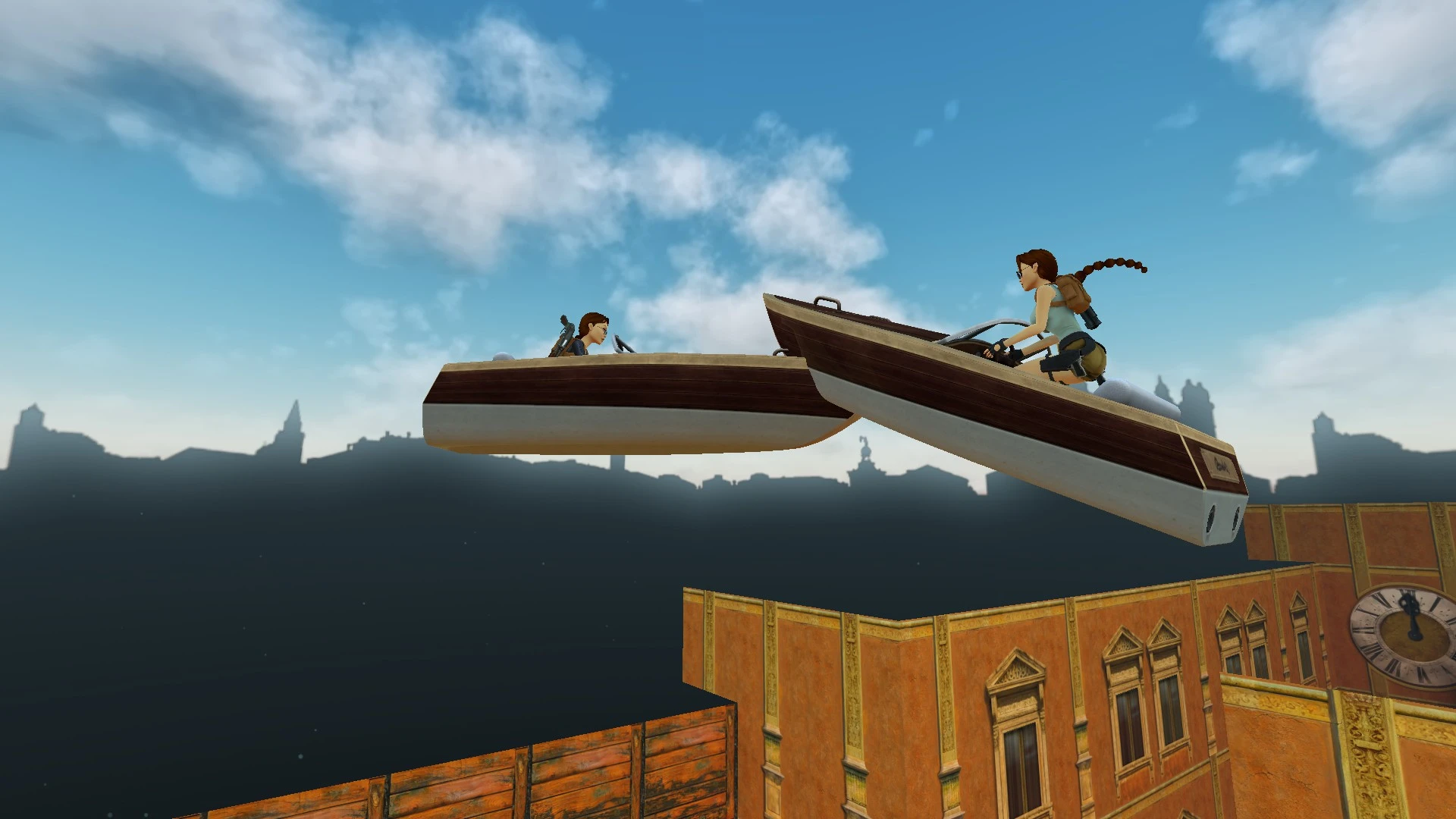 Flying boats in Venice TR2 Multiplayer