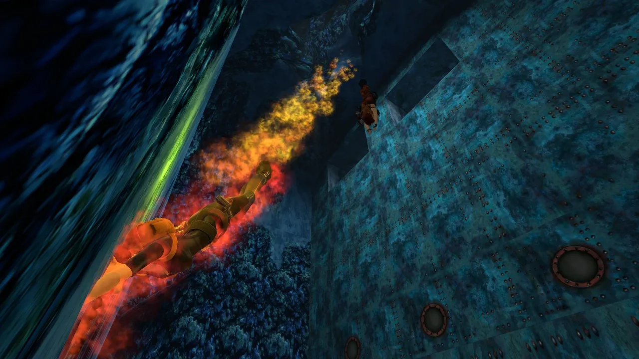 Ghost diving at Wreck TR2 Multiplayer