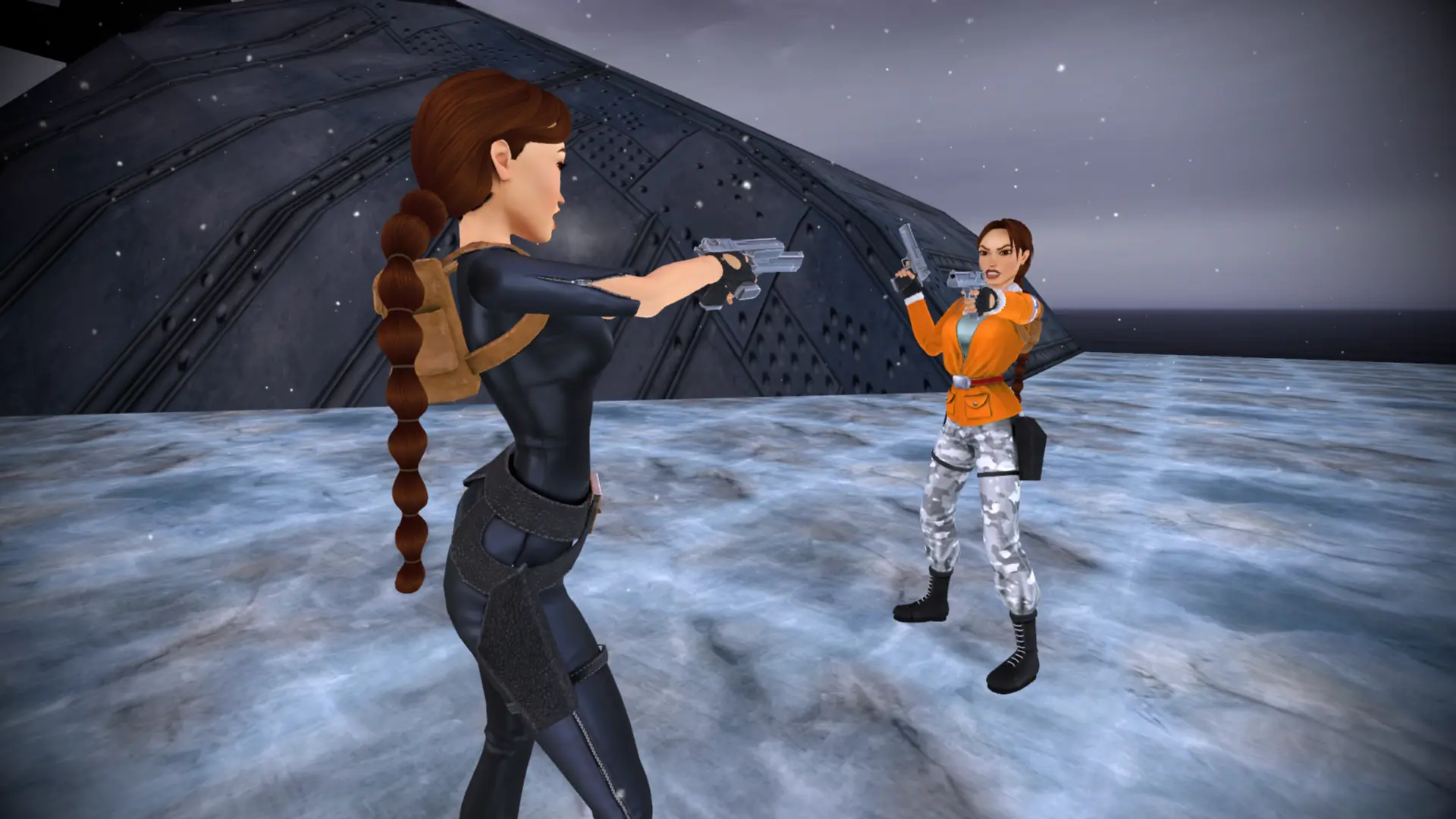 UFO duel in Antarctica TR3 Multiplayer