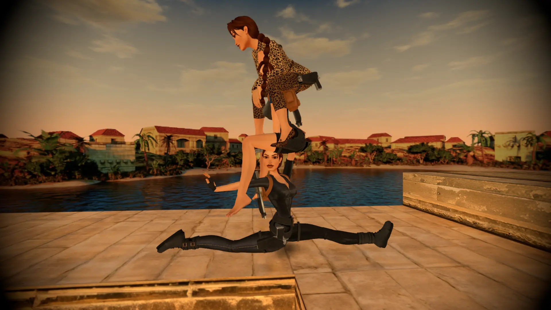 Lake acrobatics at Karnak TR4 Multiplayer