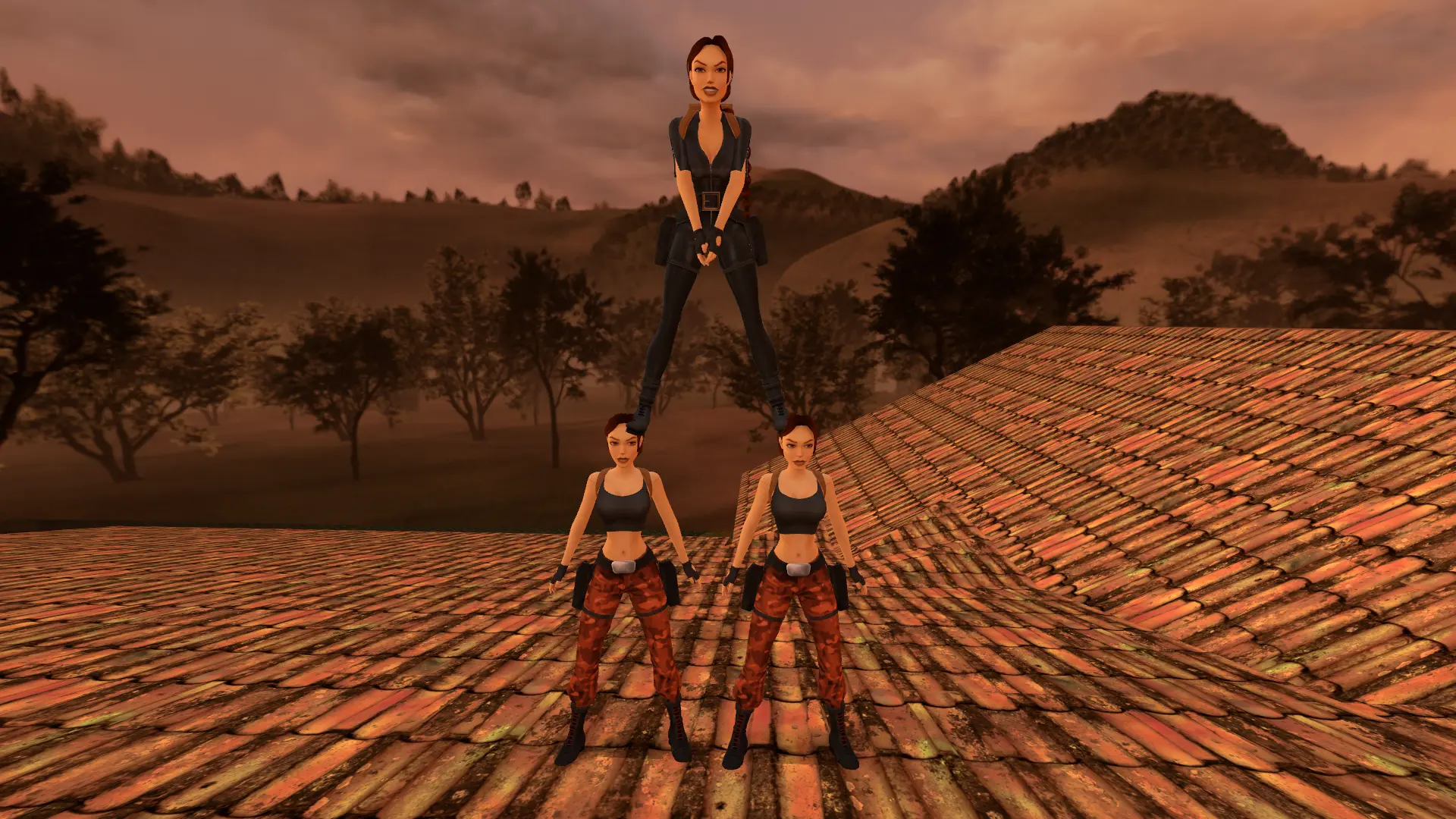 Roof pyramid in Rome TR5 Multiplayer