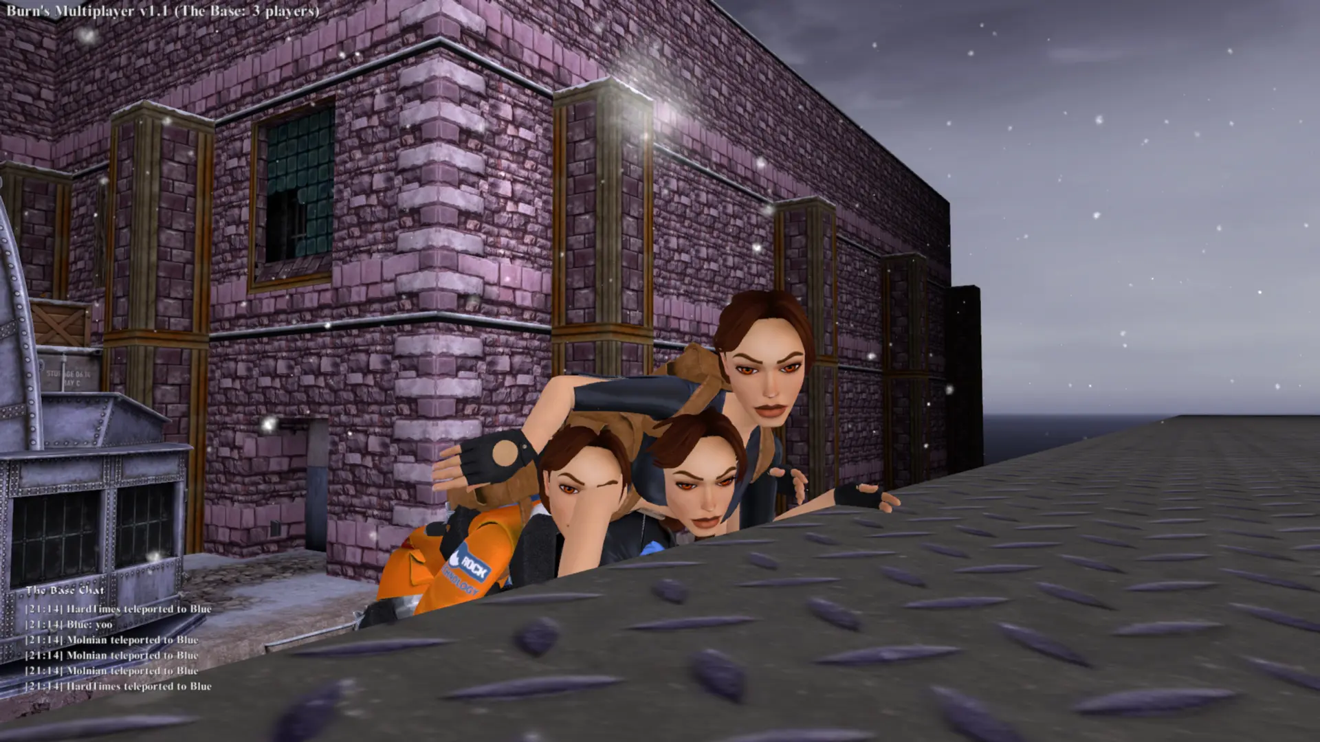 Rooftop crawl in Rome TR5 Multiplayer