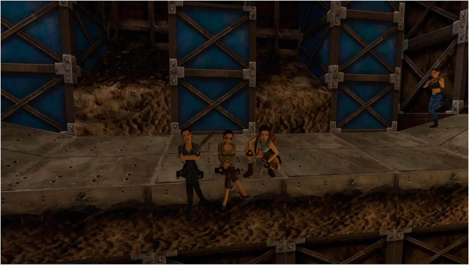 Multiplayer at High Security Compound TR3 Remastered